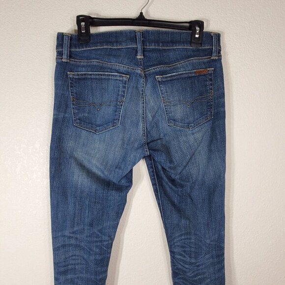 Polo Ralph Lauren Tompkins Skinny Fit Womens Size 30 Blue Denim Jeans 32x29 - Picture 10 of 14